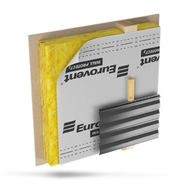 75qm Eurovent  WALL PROTECT 3 dreilagige Fassadenbahn Winddichtung Windschutz