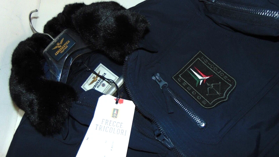 AERONAUTICA MILITARE GIUBBOTTO PIUMA D'OCA CALDISSIMO TG 50 FRECCE TRICOLORE C - Immagine 4 di 4