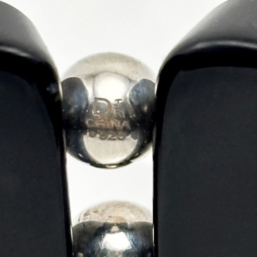JAY KING Midnight Black Chalcedony Bead Stretch Bracelet - NIB - Picture 10 of 10
