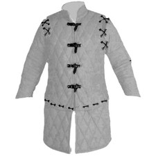Medieval Gambeson Coat Thick Padded Coat Aketon Jacket SCA LARP