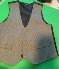 Tuxedo Vest gray boys dress up Formal Suit Vest Excellent Condition Size 7 Kids