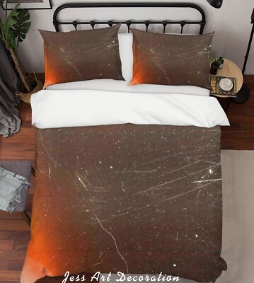 3D Planet Universe Space Quilt Cover Set Bedding Sets Pillowcases Queen