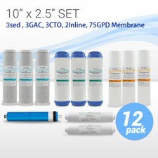 Reverse Osmosis Water Filter + 75 GPD membran...