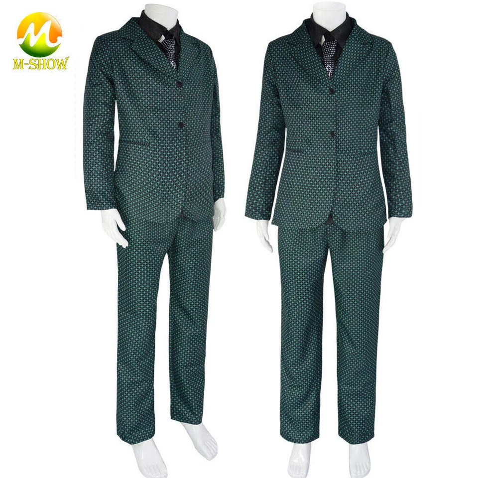 Riddler мужской косплей костюм Готэм сезон 5 Эдвард Nygma косплей зеленый костюм - Изображение 4 из 4