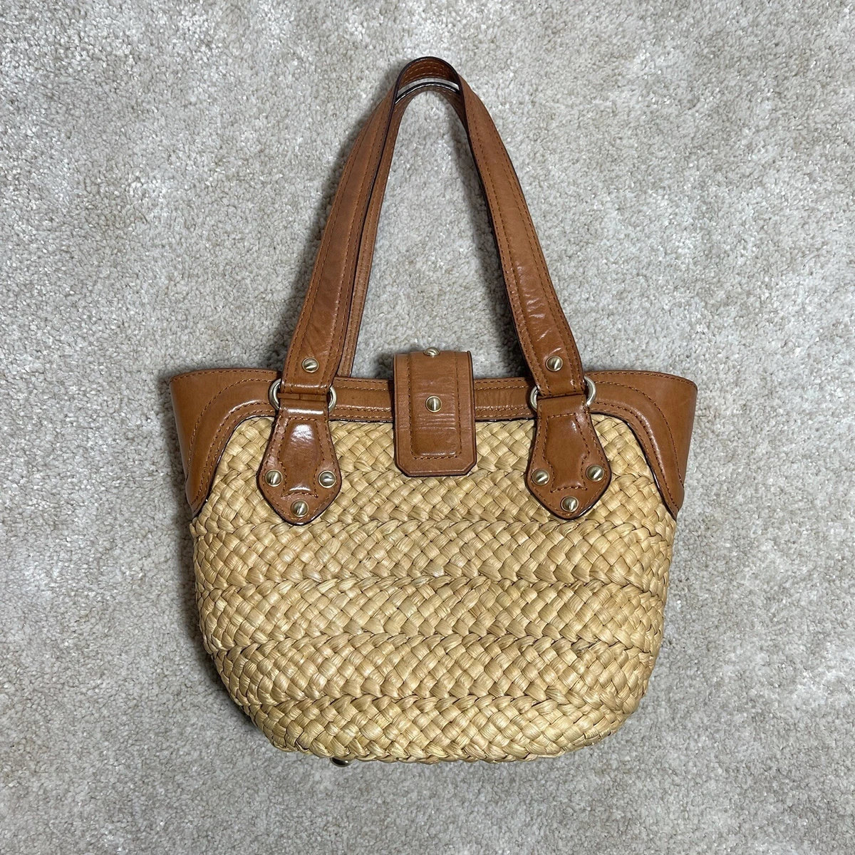 Michael kors wicker clearance bag