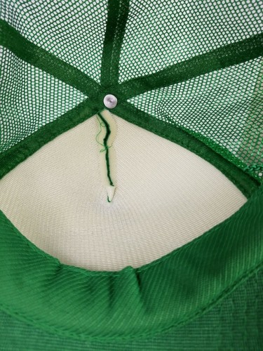 Green Mesh Back Good Day Sunshine Embroidered Baseball Hat Cap Snap Back Golf - Picture 7 of 7