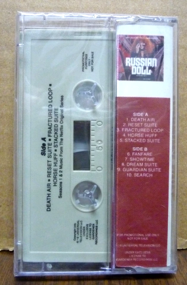 RUSSIAN DOLL Series - Music Cassette Tape - NETFLIX Promo BRAND NEW & SEALED - Image 2 of 2