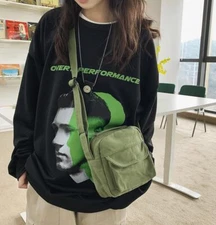 Collsants Small Crossbody Bag Cute Purse Mini Canvas Crossbody Purse Phone bag