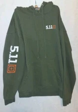 Pre-owned Men's 511 Tactical Army Green Hoodie Pullover Size LG  