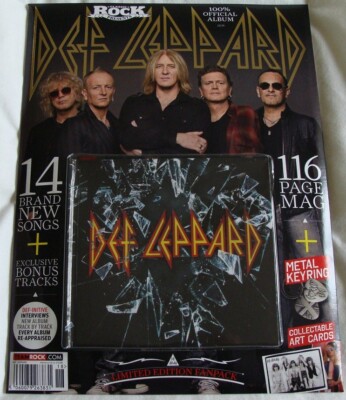 Def Leppard - Def Leppard Classic Rock CD Digibook Limited magazine S/T same