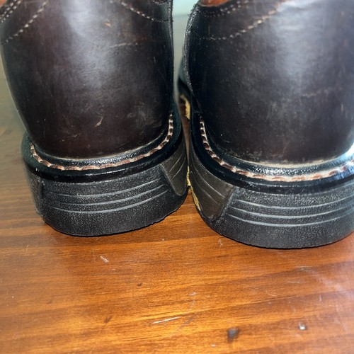 Ariat Size Youth size 5 WorkHog Wide Square Toe Brown Leather Boots 10007837 - Picture 7 of 7