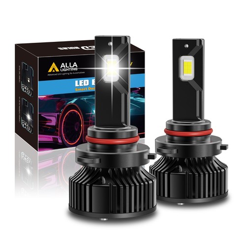 Alla Lighting 6V~18V 9000LM LED Headlight Bulbs Dimmable for DRL 9005,H11,9006 - Foto 54 di 89