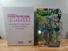 AUTOGRAPH TMNT 11" METAL MUTANT LEONARDO - 2015 COMIC CON EXCLUSIVE  