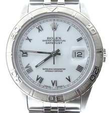 Rolex Datejust Uomo Thunderbird Turn-O-Graph Acciaio Inox Giubileo Bianco 16264