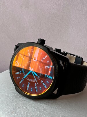 DIESEL ONLY THE BRAVE DZ-1657 WATCH WRISTWATCH CHAMELEON LARGE