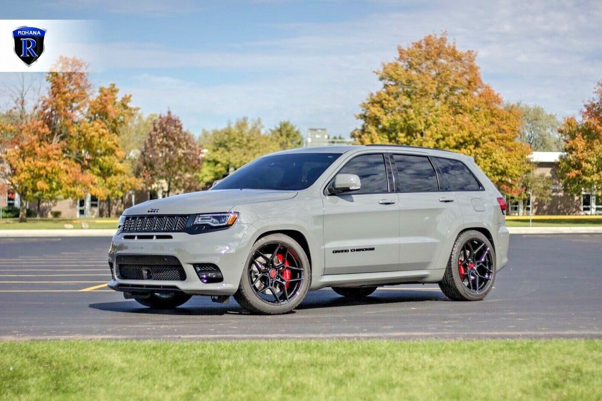 22” ROHANA RFX11 GLOSS BLACK WHEELS RIMS FOR GRAND CHEROKEE