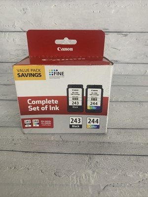 Genuine Canon PG-243 Black / CL-244 Color Ink Cartridges - Value Pack 660685197749 | eBay