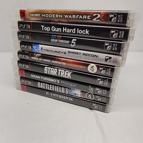playstation 3 ps3 game lot Of 9 Shooter Racing War Air Combat Most CIB Tested - Picture 15 of 18