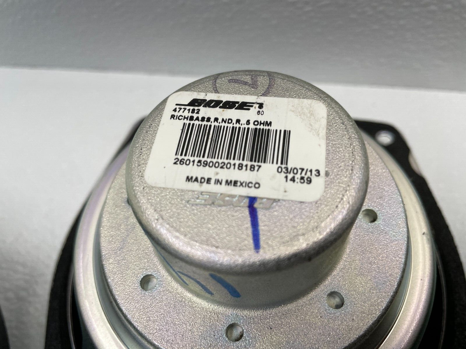 2013 2014 Maserati Granturismo M145 Subwoofer Door Tweeter Speaker Set 1458 OEM
