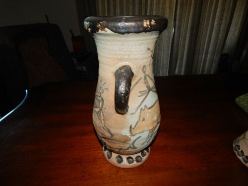 UNICO VASO 12" DOPPIO MANICO ROGER GUERIN BELGIO CACCIA PRIMATIVA MAIALE FRECCIA #306 - Foto 3 di 9