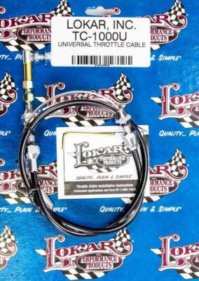Lokar TC-1000U (Kit) Throttle Cable Hi-Tech Natural 2 ft Long 
