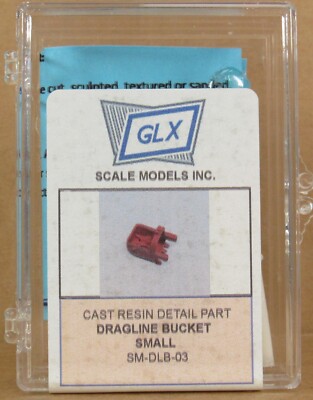 GLX Scale Models SM-DLB-03 Dragline Bucket - Small (Cast Resin) S-Scale NOS