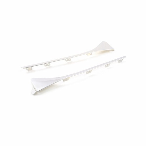 ABS Chrome Outer Front Fog Light Lamp Strip Trim Fit For BMW X1 F48 2020-2021 - Picture 4 of 12