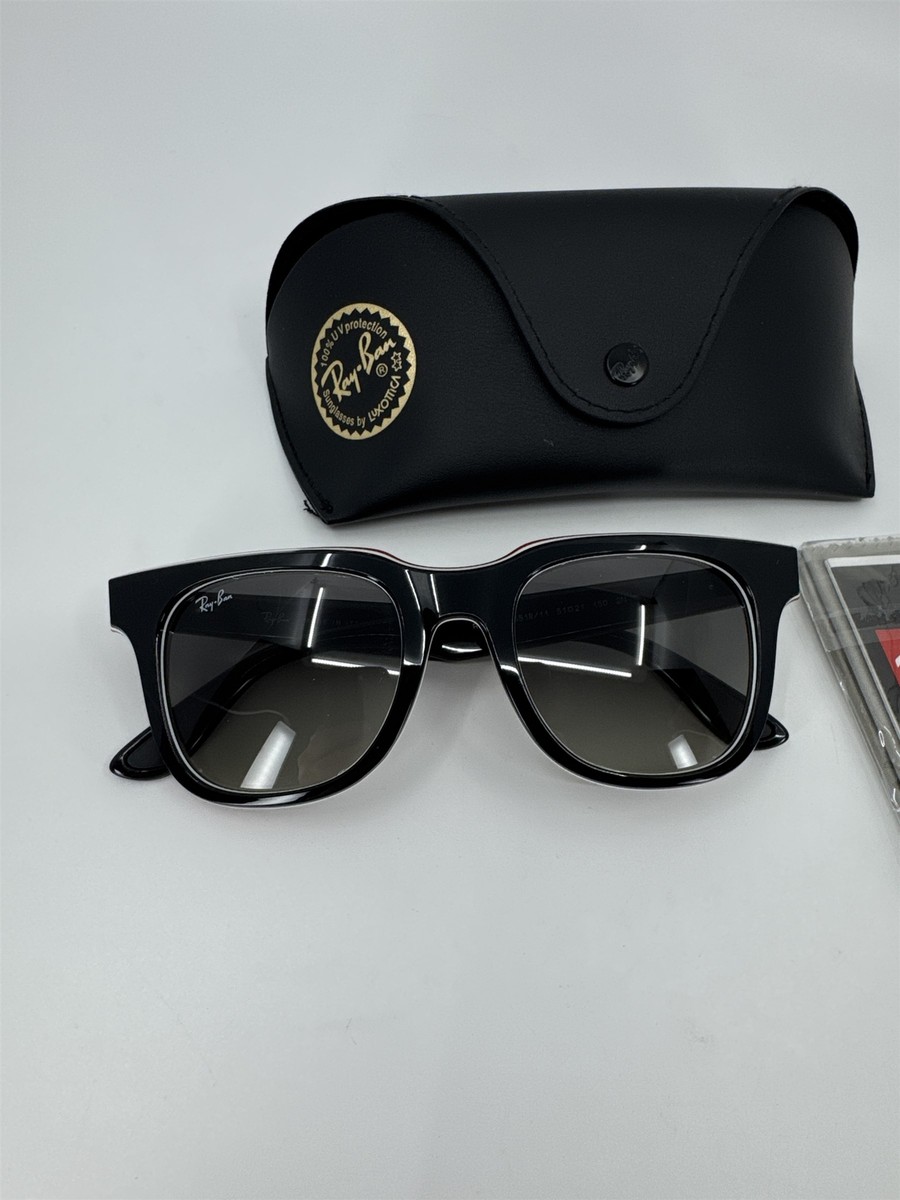 Ray-Ban 100% UV Protection ORB4368 Red/White/Black Frame
