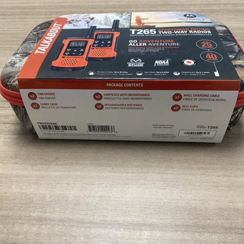 Motorola Talkabout T265 Sportsman Edition Funksprechgerät - Bild 2 von 3