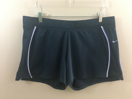 Nike Women's Athletic Tennis/Golf Shorts - Navy Blue - Size XL (16 - 18) - Picture 2 of 4