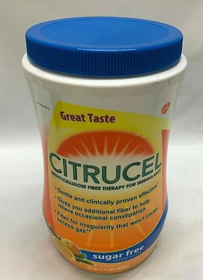 Citrucel Powder Sugar Free Orange Flavor Fiber Therapy 32 Oz Exp 03 2023 New Ebay