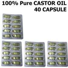 Castor Oil 700mg Softgels | Traditional | Non...