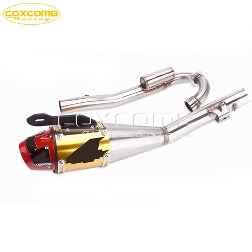 Slip on Complete Exhaust Muffler Tip Link Connect Pipe For Honda CRF230F 2008-20 - Picture 5 of 10