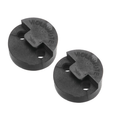 2er Pack 4/4 Violine Dämpfer Violine Übungsdämpfer runder Stil rot für Lautstärkeregler
