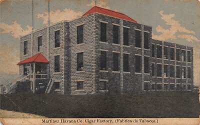 FL 1900 s RARE! Florida Martinez Havana Co Cigar Factory at Key West, FLA - CUBA