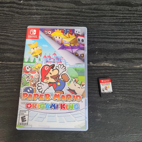 Paper Mario: the Origami King for Nintendo Switch Complete CIB Great Shape