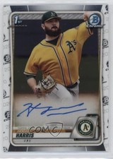 2020 Bowman Chrome Prospects Auto Hogan Harris #CPA-HH Auto 0s2w