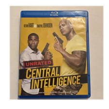 Central Intelligence Blu-ray Unrated Kevin Hart Dwayne Johnson Comedy 2016