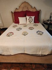 Pottery Barn 5 pcs - F/Q Quilt  2 Euro Shams  2 Pillows