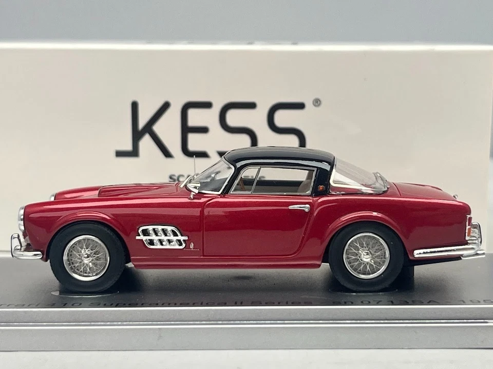 Ferrari 410 Superamerica Serie Ll 1957 Coupé Rosso 1/43 Modellino Auto Kess - Immagine 4 di 4