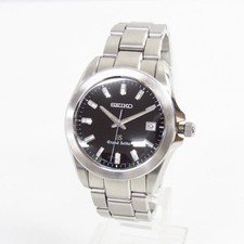 Seiko Grand Seiko GS Black Dial Men's Quartz Watch SBGF021 8J56-8020 Working