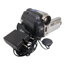 JVC Camera GR-D33U 16x Optical Zoom Silver Blue For Parts
