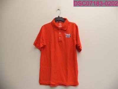 Small Stain- French Toast Boys Short Sleeve Orange Polo Shirt XL 14-16 Eagles