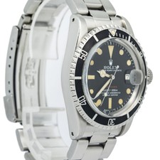 Rolex RED Submariner 1680 Stainless Steel Black Dial Auto Men's Watch 40mm 4