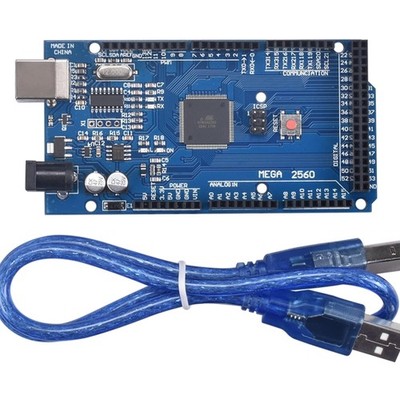 Mega-2560 R3 Board kompatibel mit Arduino, USB-Kabel, 256 KB, 16 MHz, Linux