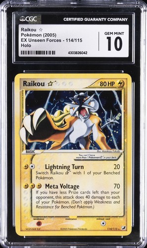 Raikou ★ graded CGC 10 for sale on eBay