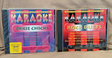 Lot of 2 Karaoke CDs: Songs of the Dixie Chicks  Songs of Rock Duets