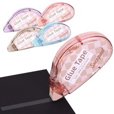 Scrapbook Tape, 0.3IN x 39FT Double Sided Tape Roller for Crafts, Adhesive Gl...