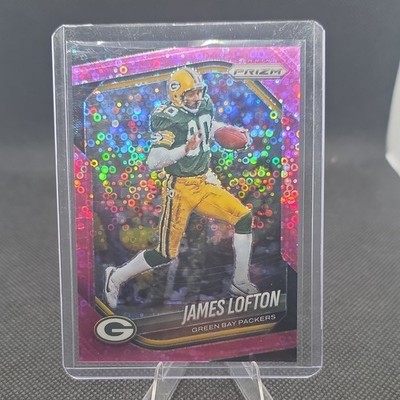 Panini 2025 Prizm Football James Lofton #149 Packers Purple Disco Prizm /25