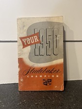 1950 Studebaker Champion Owners Manual Handbook Factory Guide